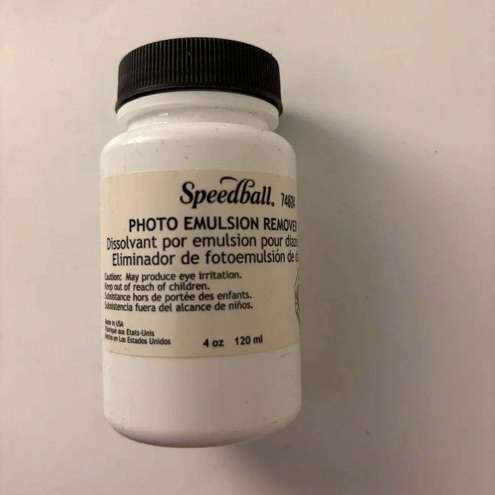 Speedball Screen Printing Set Diazo  Emulsion Drawing Fluid Remover Filler 4oz